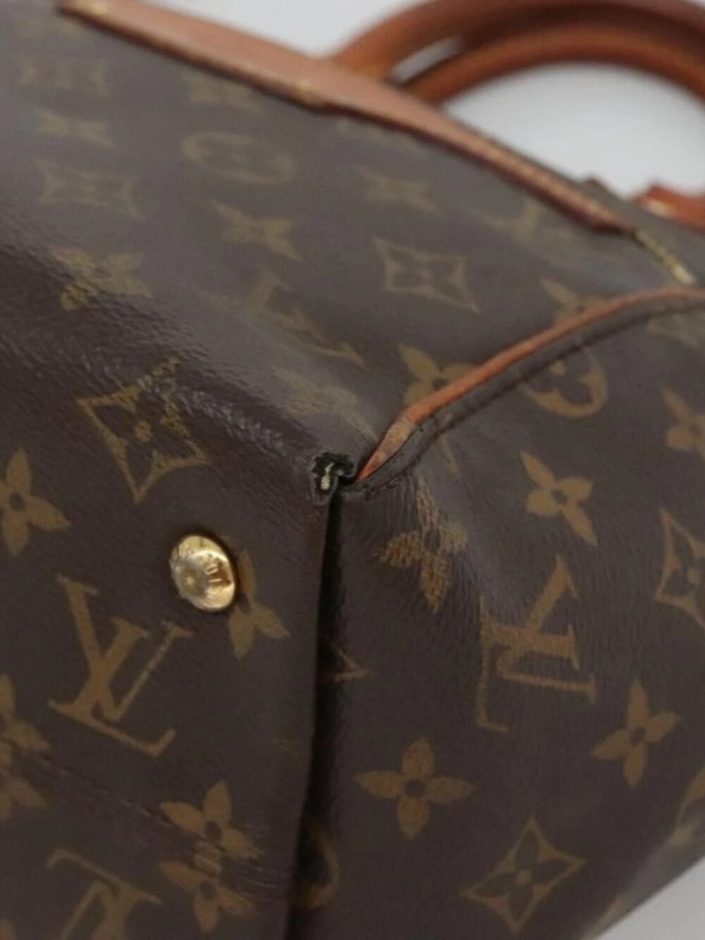 LOUIS VUITTON Monogram Tournel PM Hand Bag 2way M44026 LV Auth 127457 - Picture 4 of 16